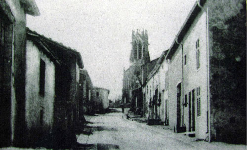 Village de Remenauville photo ancienne avec église