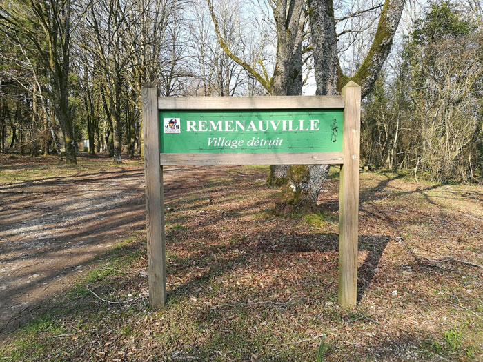 Le village détruit de Remenauville Meurthe et Moselle