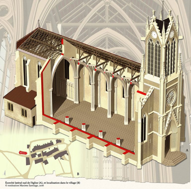maquette église de Remenauville