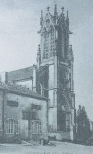 Le village détruit de Remenauville Meurthe et Moselle Eglise